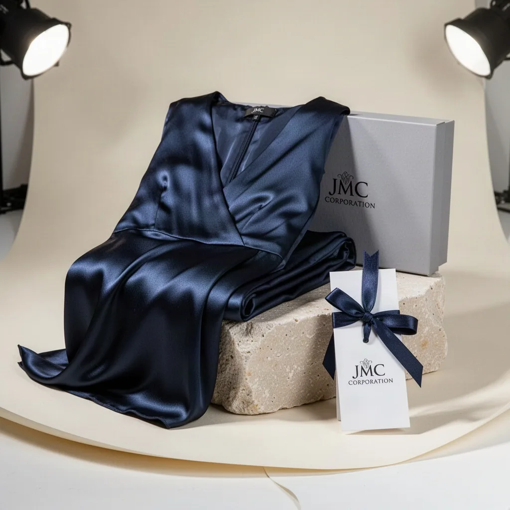 JMC Corporation Mulberry Drape Gown
